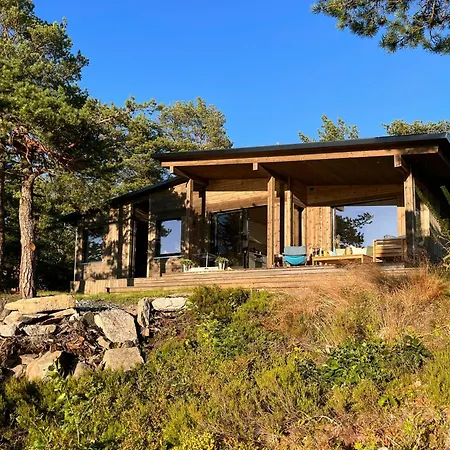 Дом отдыха Arkitekttegnet Med Utsikt Over Skagerak Рисёр